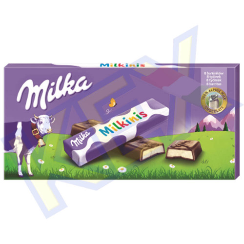 Milka táblás csokoládé Milkinis 87,5g