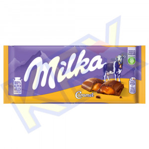 Milka táblás csokoládé karamellás 100g