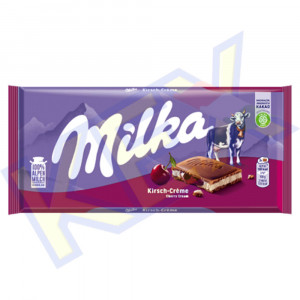 Milka táblás csokoládé meggykrémes 100g