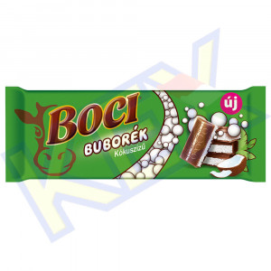 Boci Buborék táblás tejcsokoládé kókusz ízű 90g