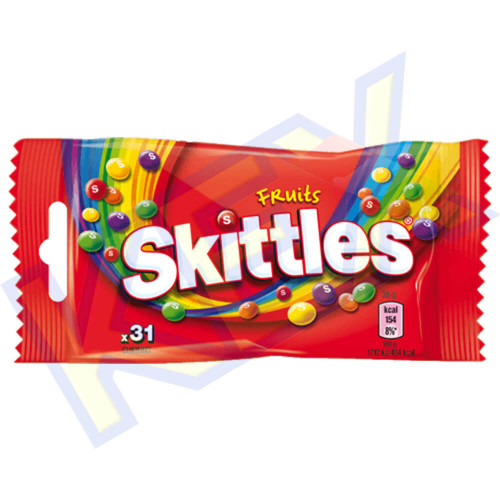 Skittles Fruits gyümölcsös drazsé 38g