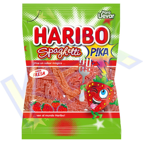 Haribo Spaghetti Pika gumicukor eper ízű 75g