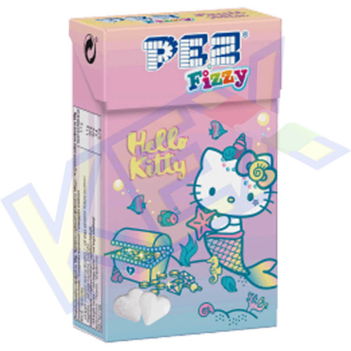 PEZ Fizzy Hello Kitty cukorka 30g 