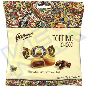 Goplana Toffino Choco karamella cukorka 80g