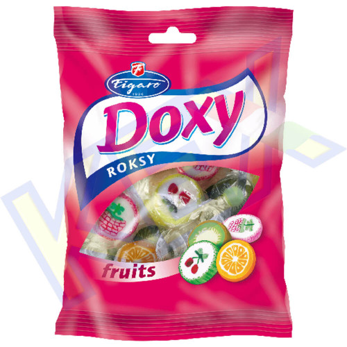 Figaro Doxy Roksy cukorka vegyes gyümölcs ízű 90g