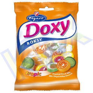 Figaro Doxy Roksy cukorka trópusi gyümölcs ízű 90g