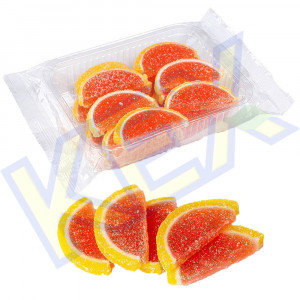 Zselés cukorka szelet grapefruit ízű 60g