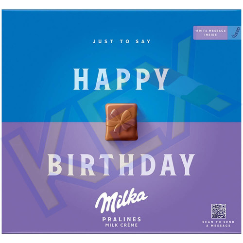 I Love Milka praliné Happy Birthday 110g