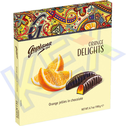 Goplana Orange Delights desszert narancs ízű 190g