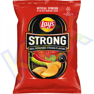 Lay's Strong burgonyachips chili-lime ízű 65g