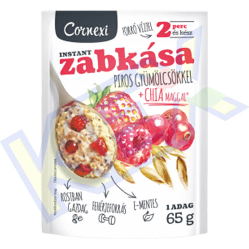 Cornexi Zabkása piros gyümölcs ízű 65g