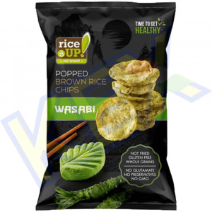 Rice Up! rizschips wasabi ízű 60g