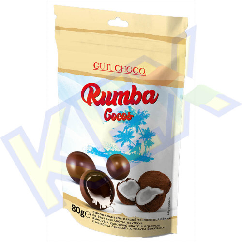 GutiChoco Rumba drazsé rum-kókusz ízű 80g