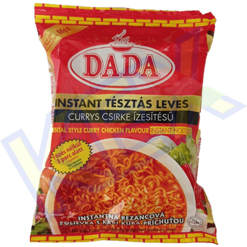 Dada instant tésztaleves currys csirke ízű 60g