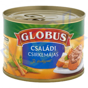 Globus családi csirkemájas konzerv 190g