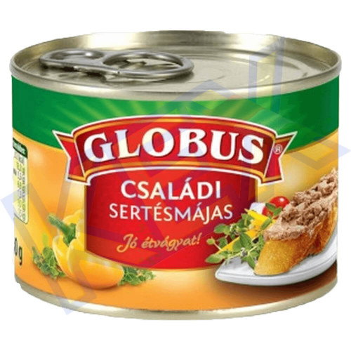 Globus családi sertésmájas konzerv 190g