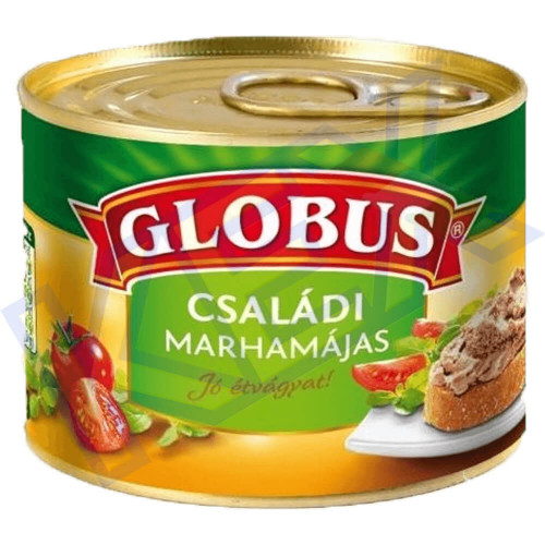 Globus családi marhamájas konzerv 190g