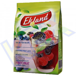 Ekland instant tea erdei gyümölcs ízű 300g