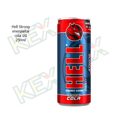 Hell Strong energiaital cola ízű 250ml