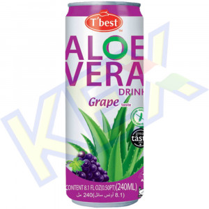 T'best Aloe Vera rostos gyümölcsital szőlő ízű 240ml