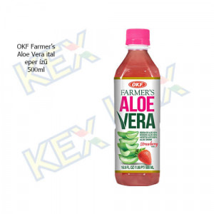 OKF Farmer's Aloe Vera ital eper ízű 500ml