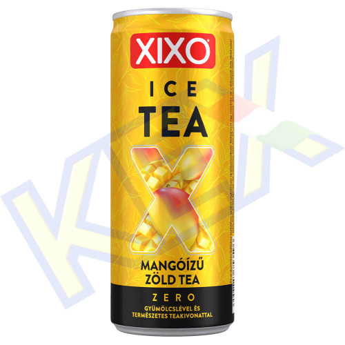 XIXO zöld ice tea zero mangó ízű 250ml