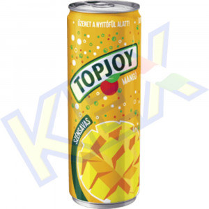 Topjoy szénsavas üdítőital mangó ízű 330ml