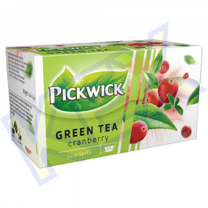 Pickwick filteres zöld tea vörösáfonya ízű 30g