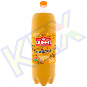 Queen szénsavas üdítőital narancs ízű 2,5L