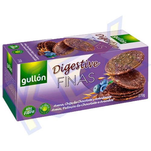 Gullón Digestive Thins keksz áfonya ízű 270g