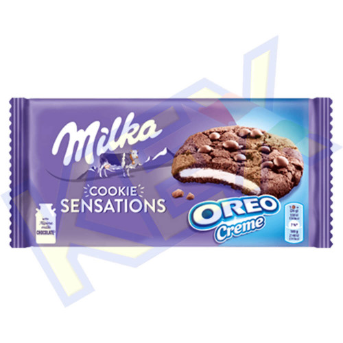 Milka Cookie Sensations keksz oreo ízű 156g