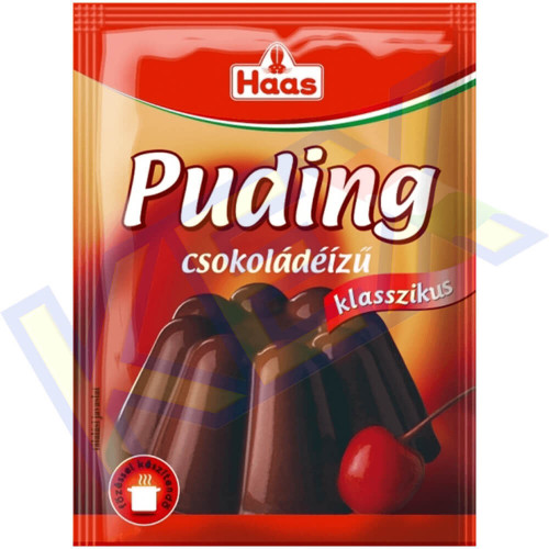 Haas pudingpor klasszikus 44g csokoládé