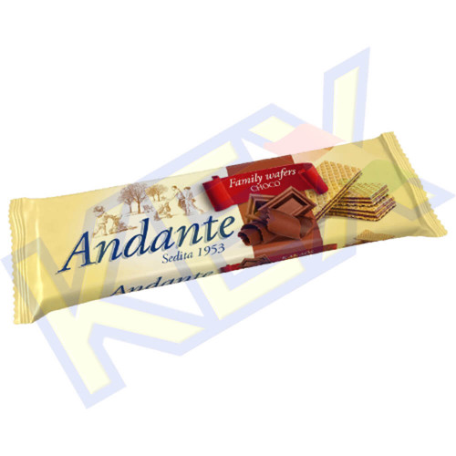 Andante töltött ostya kakaó ízű 130g