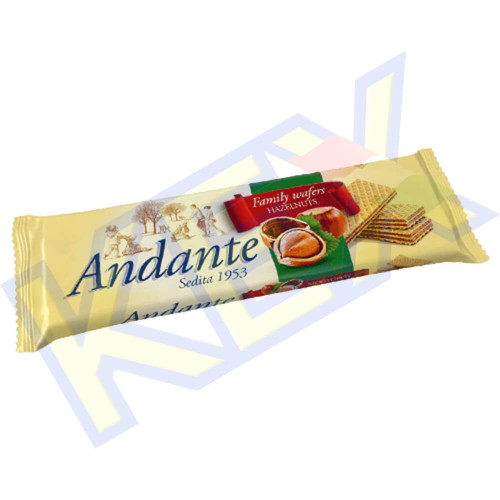Andante töltött ostya mogyoró ízű 130g
