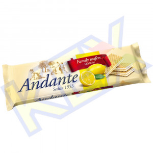 Andante töltött ostya citrom ízű 130g