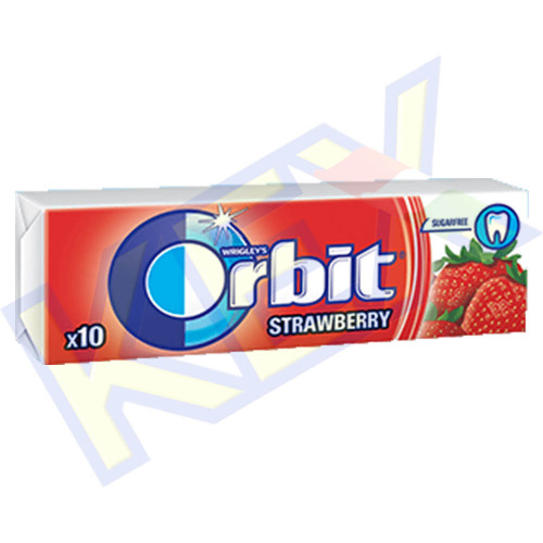 Orbit Strawberry rágó eper ízű 14g